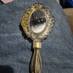 1970s Avon Looking Glass Decanter For Elusive Cologne 1.5 FL. OZ. 3/4 Full